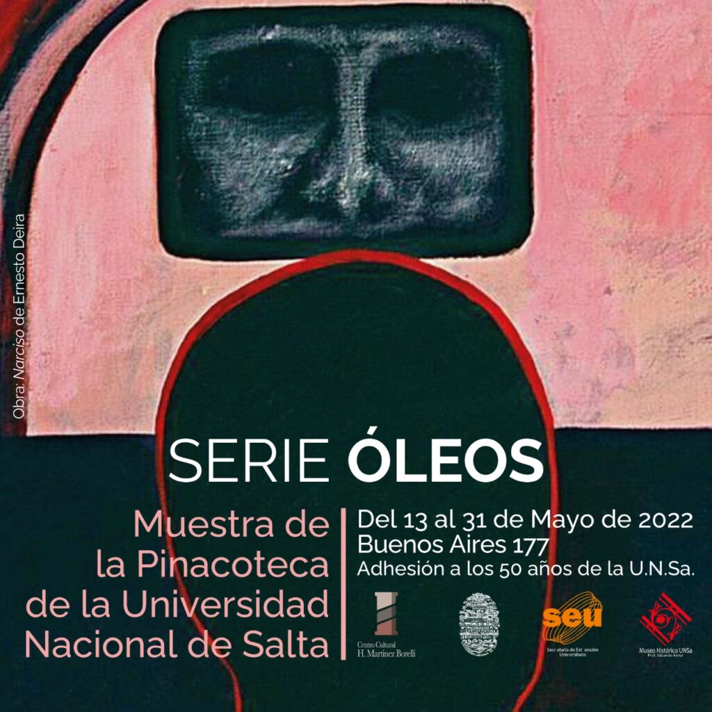 Flyer presentación de la Serie Oleos de la pinacoteca