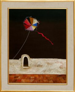 Pintura de Miró Barraza "Barrilete"