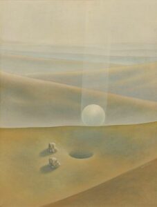 pintura de Daniel del Prato "Meditaciones XIII"