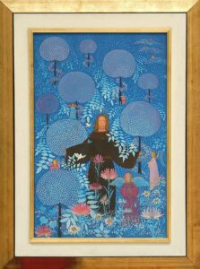 Foto de la pintura Franciso no ceu - Eve Reimpresch