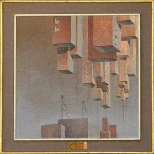 Foto pintura de José Leda - Zona urbana atención