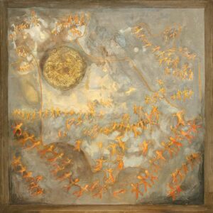 Foto pintura de La danza del Sol - Elsa Villalobos