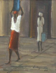 Foto Pintura de Lata de agua - L. Spinelli