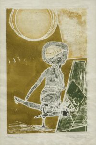 Foto pintura de Tristana - Alicia Díaz Rinaldi