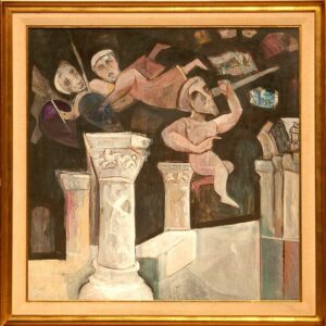 Foto de la pintura El espíritu del guerrero de Solla