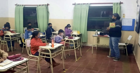 Foto de un Curso con chicos