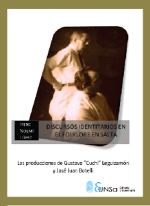 Portada del Libro Discurso identitarios en el folklore en Salta