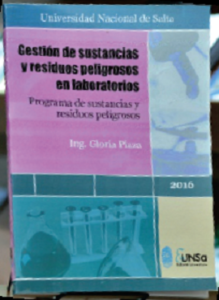 Portada del Libro Gestión de sustancias y residuos peligrosos en laboratorios