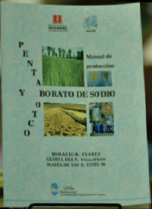 Portada del Libro Penta y octo borato de sodio