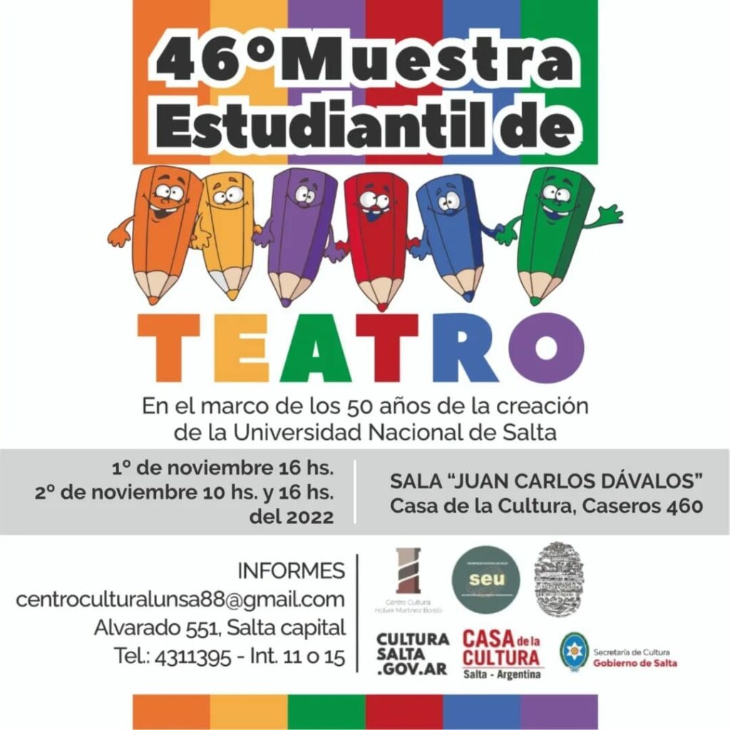 Flyer 46º muestra de teatro breve
