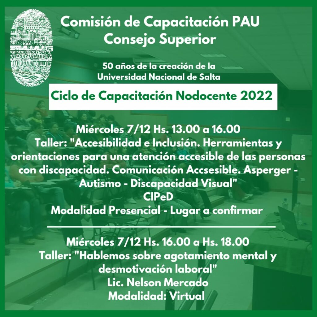 Flyer capacitación no docente