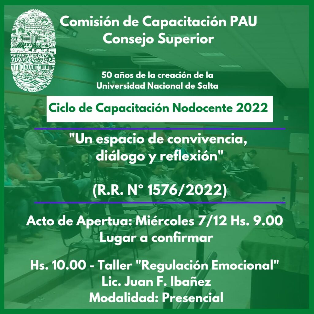 Flyer capacitación no docente