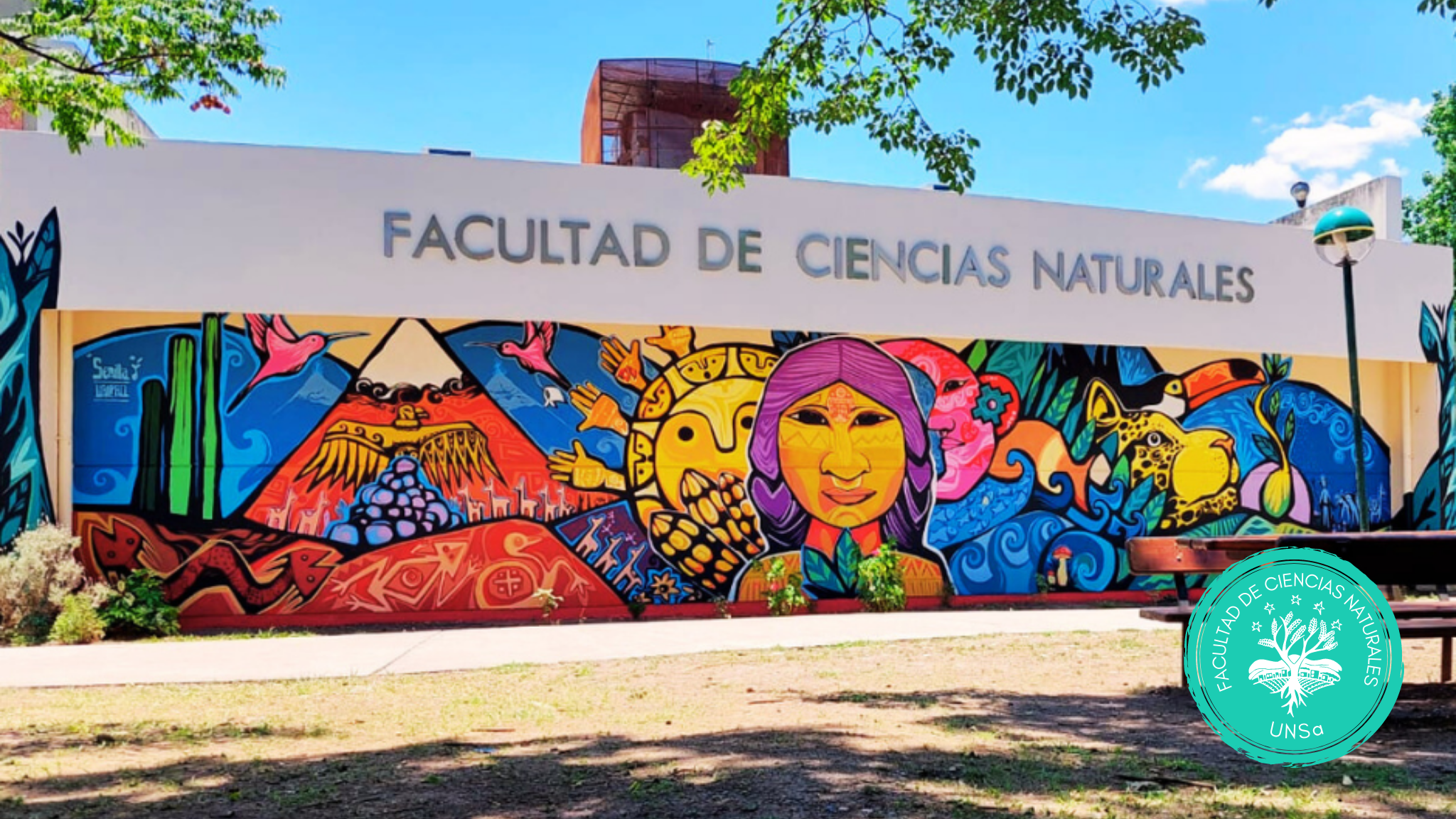 Foto de la fachada de la facultad de Cs. Naturales