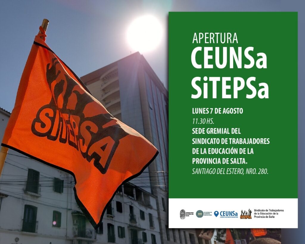 Flyer de apertura del Ceunsa de Sitepsa