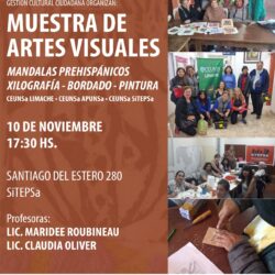 Flyer de Artes Visuales