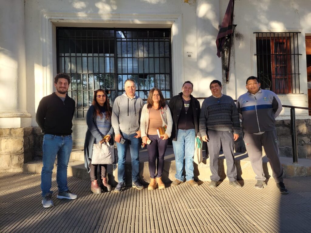 Visita Rector y autoridades Unidad 1 (Villa Las Rosas)