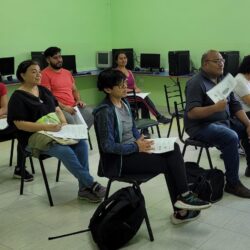 Foto de un taller de video