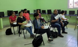 Foto de un taller de video